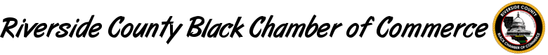 Riverside County Black Chamber of Commerce Logo